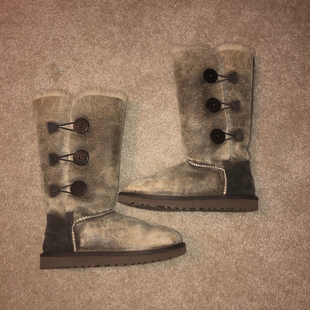 UGG Women's Winter Boots in Gray and Brown